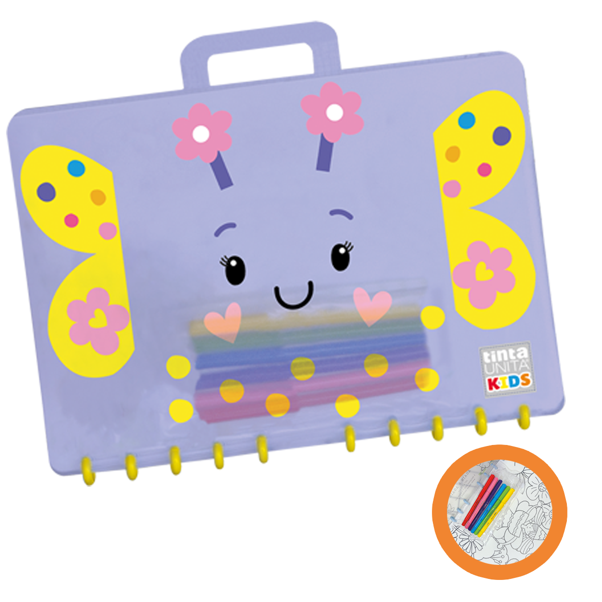 Valigetta Funny Coloring - Tinta Unita Kids