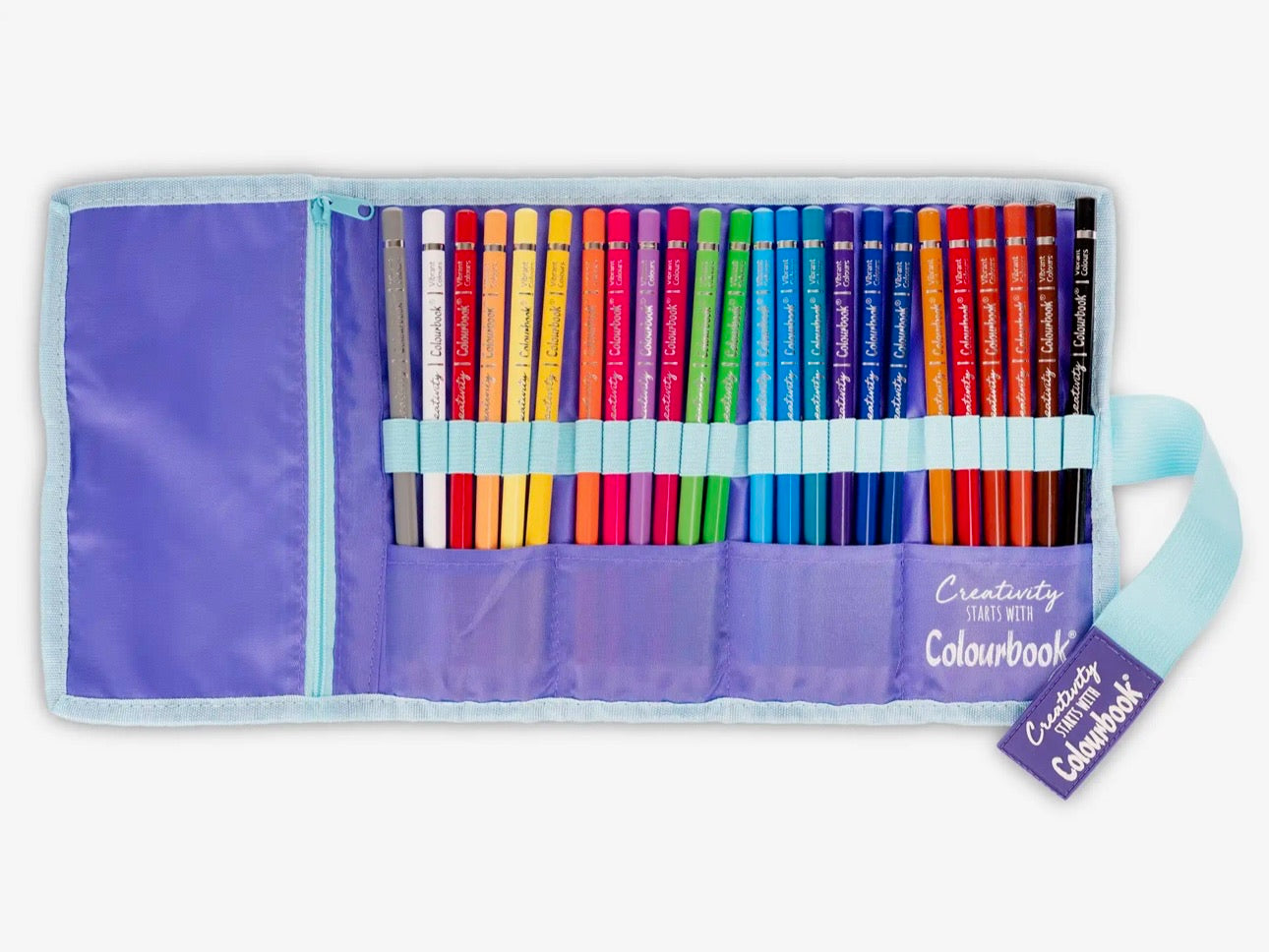 Astuccio portapastelli a rotolo Creativity – 24 pastelli COLOURBOOK