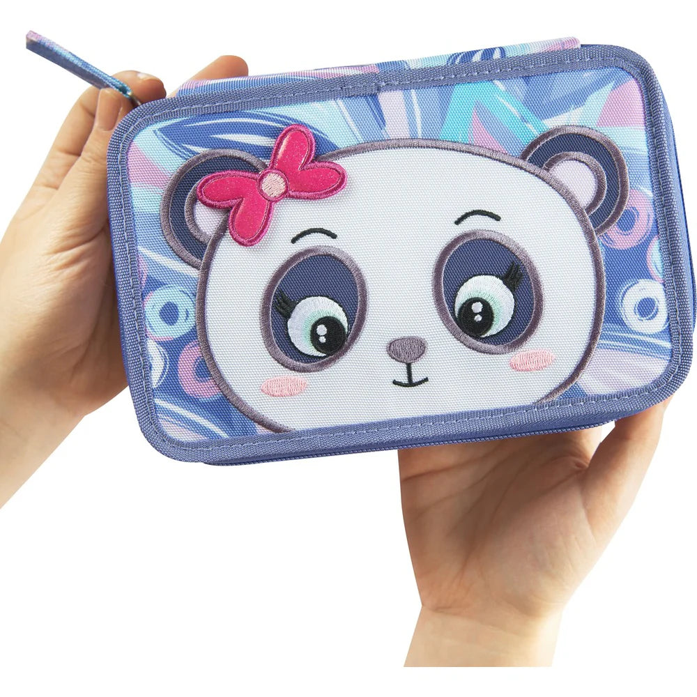 Astuccio 3 zip Mofu Mofu Panda