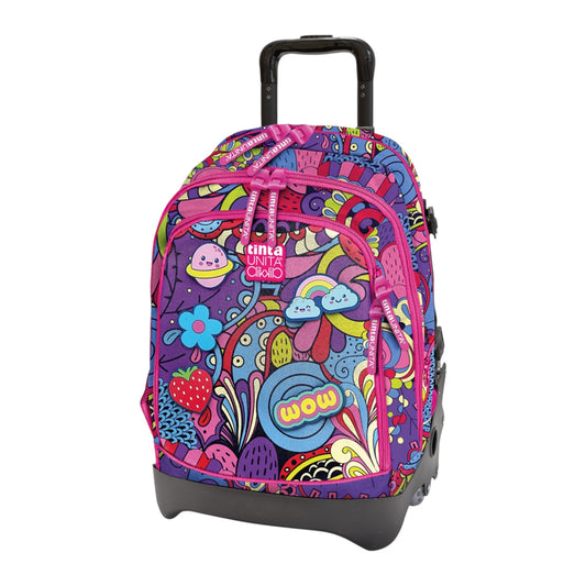Zaino Trolley Crooss Girl Power - Tinta Unita Click