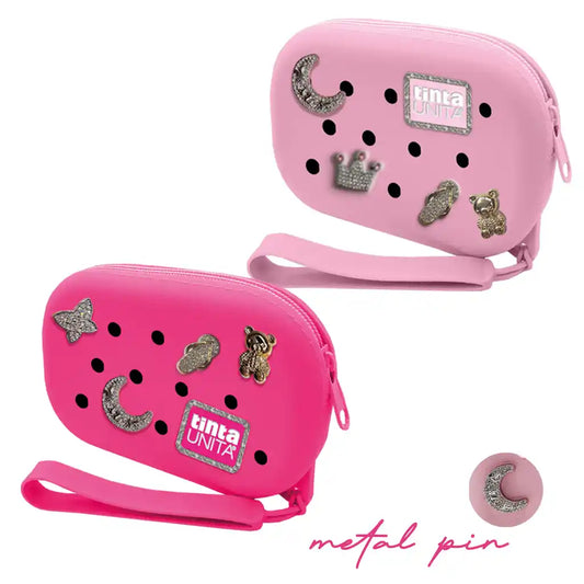 Round Pouch in Silicone - Tinta Unita Click