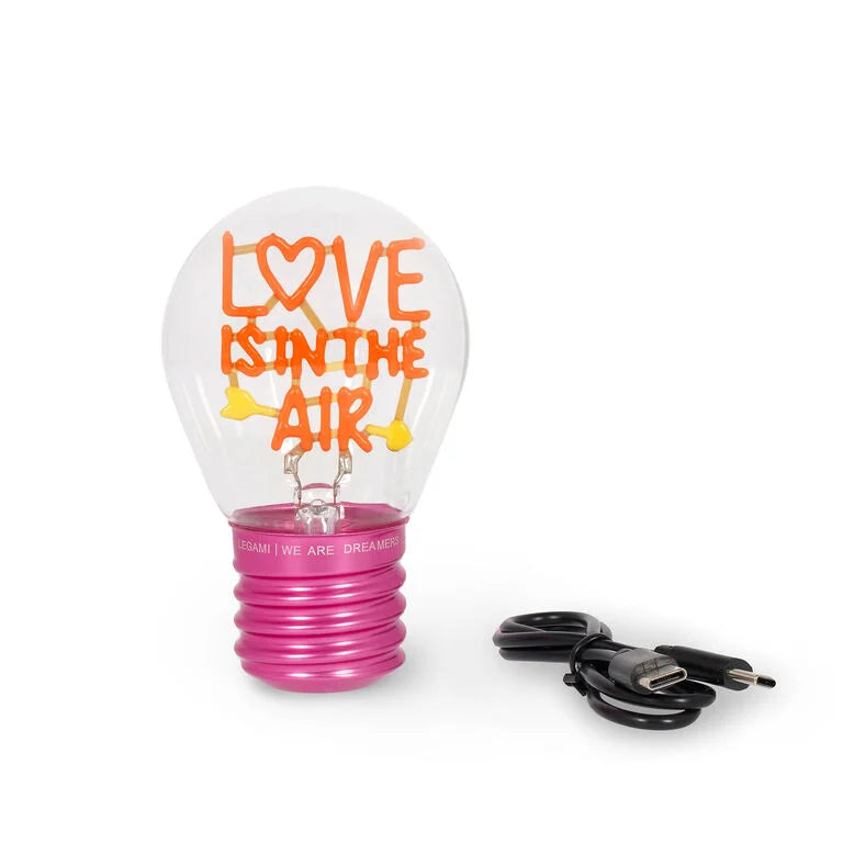 Lampada Decorativa da Tavolo a Forma di Lampadina - Love is in the Air - Bulb Fiction