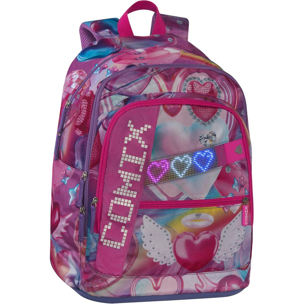 Zaino organizzato COMIX Bright Rosa
