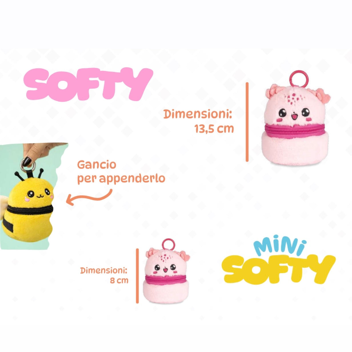 Pochette in Peluche Softy - Colourbook