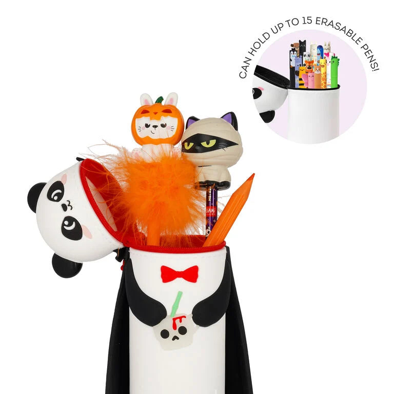 Astuccio 2-in-1 in Silicone Panda "Bam-Boo" Halloween - Kawaii
