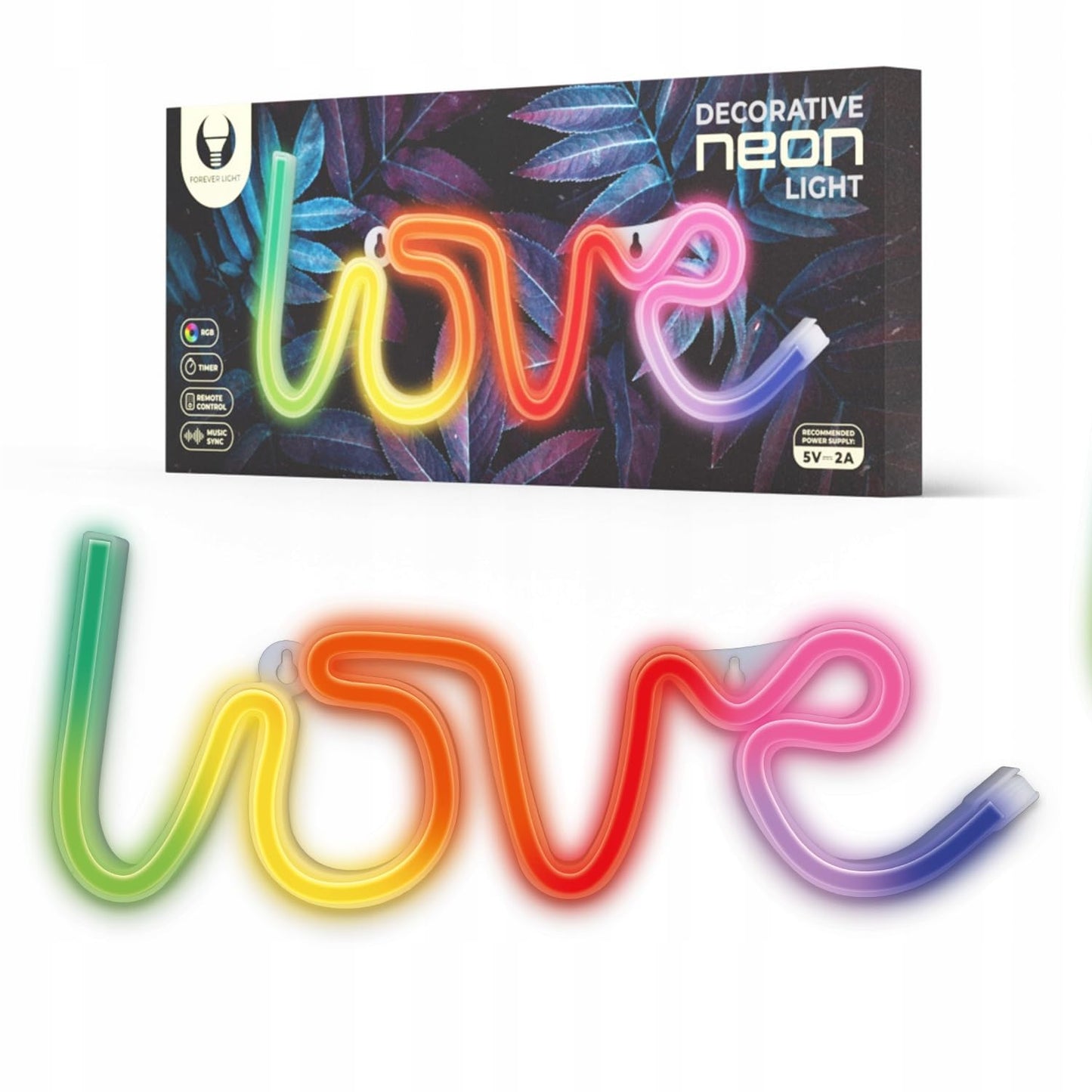 Lampada Neon Led Love - Forever