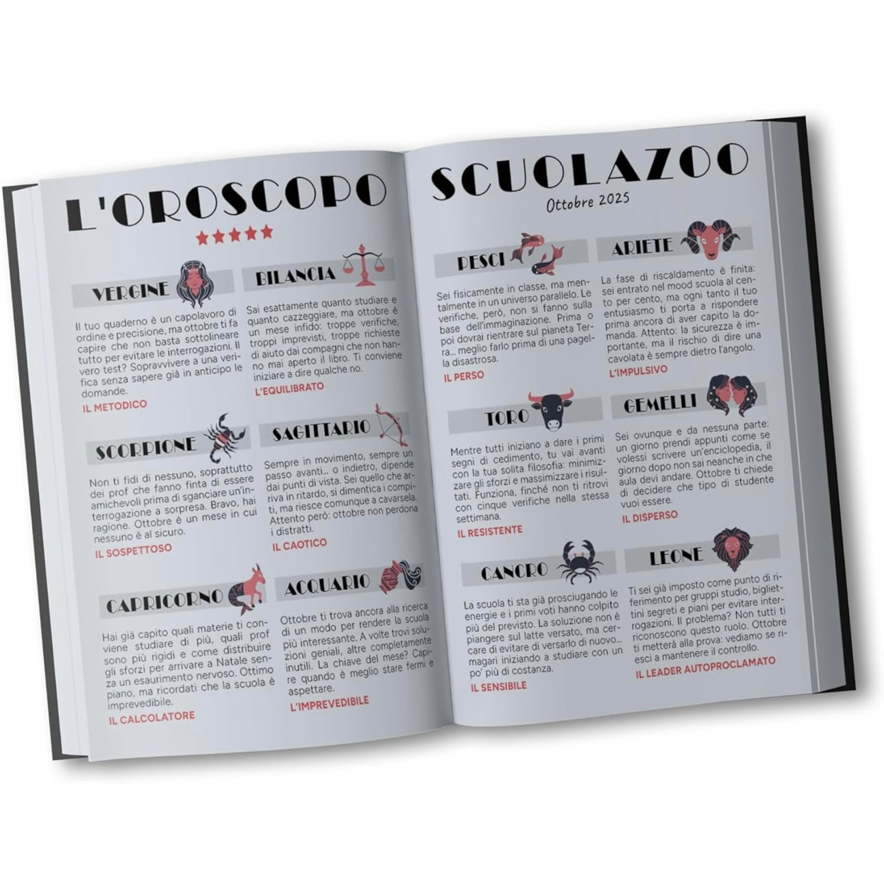 Diario ScuolaZoo 2025/ 26  - 16 mesi Maxi