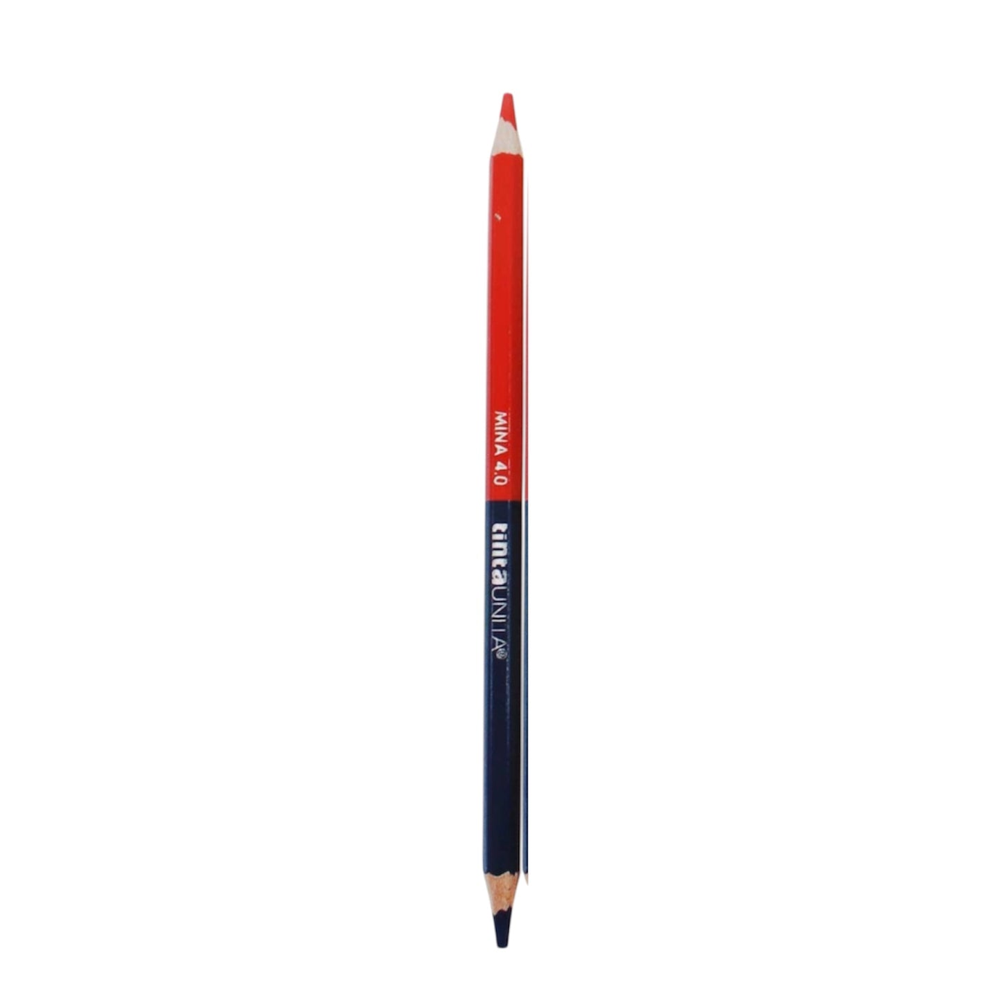 Matite BiColore Rosso-Blu in Legno - Tinta Unita
