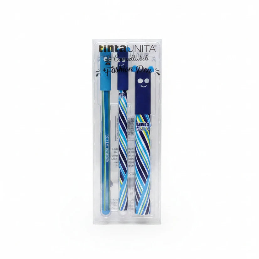 Set 2 Penne Cancellabili Fashion con Refill - Tinta Unita