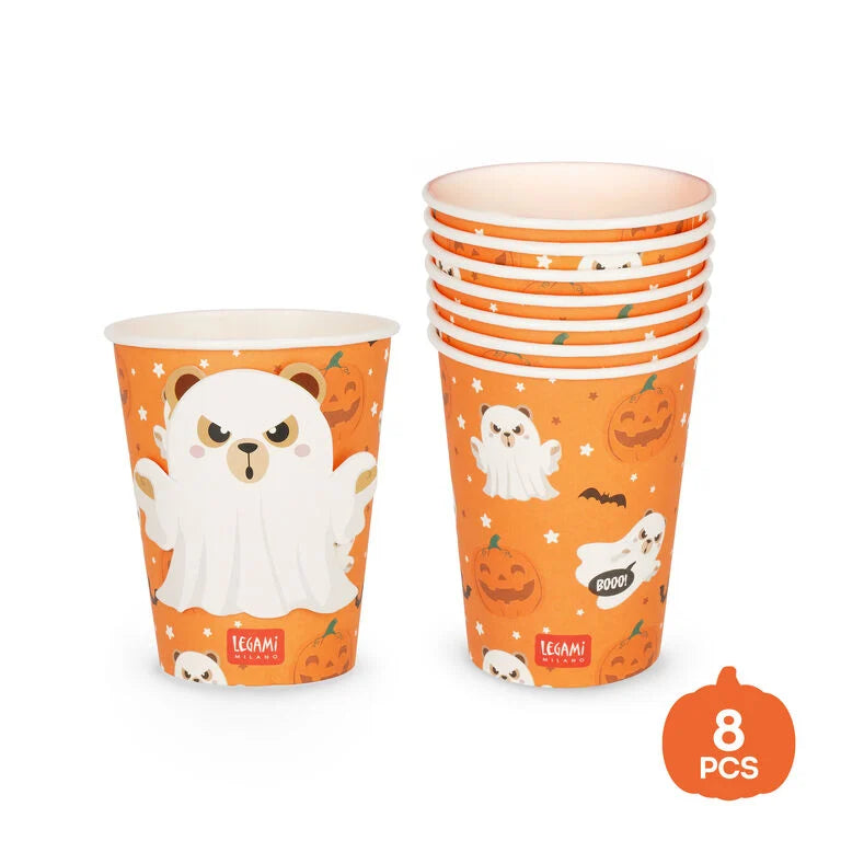 Set di 8 Bicchieri in Carta - Boo Appétit!