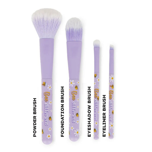 Set di 4 Pennelli per il Trucco Bee - Oh My Glow!￼