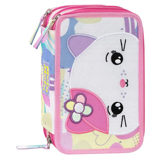 Astuccio 3 Zip Mofu Mofu Gatto