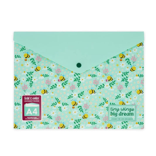 Cartelletta Portadocumenti - Fold & Order - Bee Green