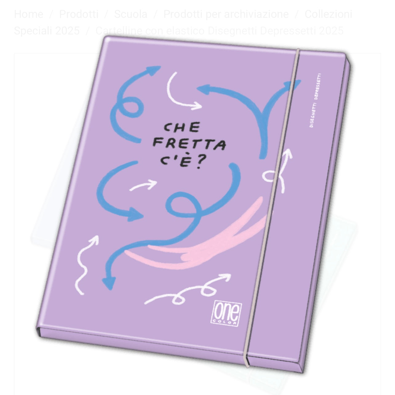 Cartellina con elastico DISEGNETTI DEPRESSETTI 2025