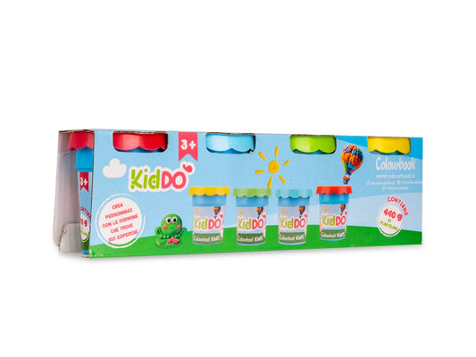 Set 4 vasetti plastilina KidDO’