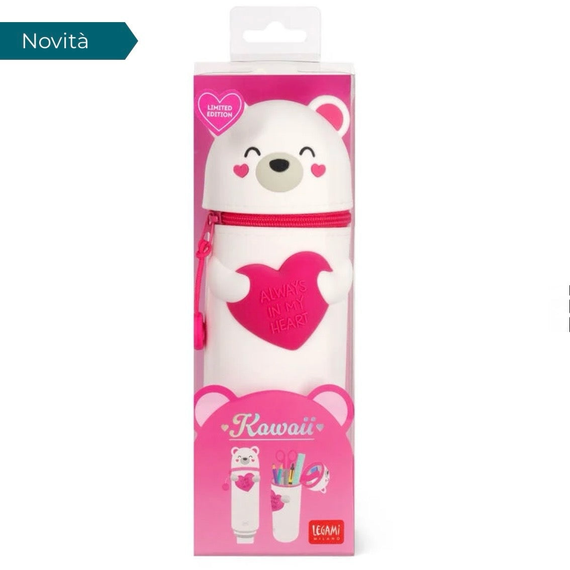 Astuccio 2 in 1 in Morbido Silicone - Kawaii LEGAMI