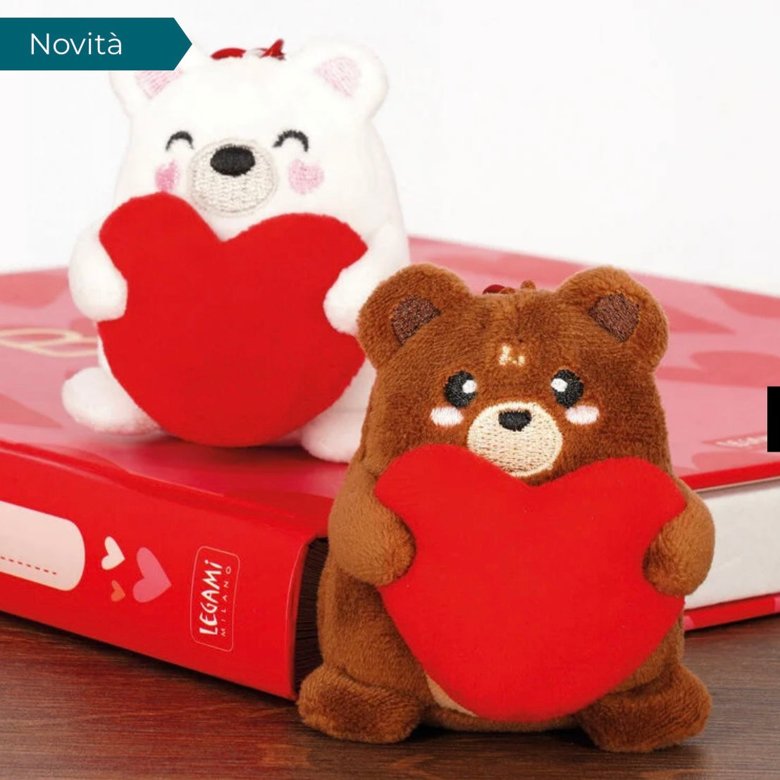 2 Portachiavi con Peluche - Super Soft! - Tiny LEGAMI