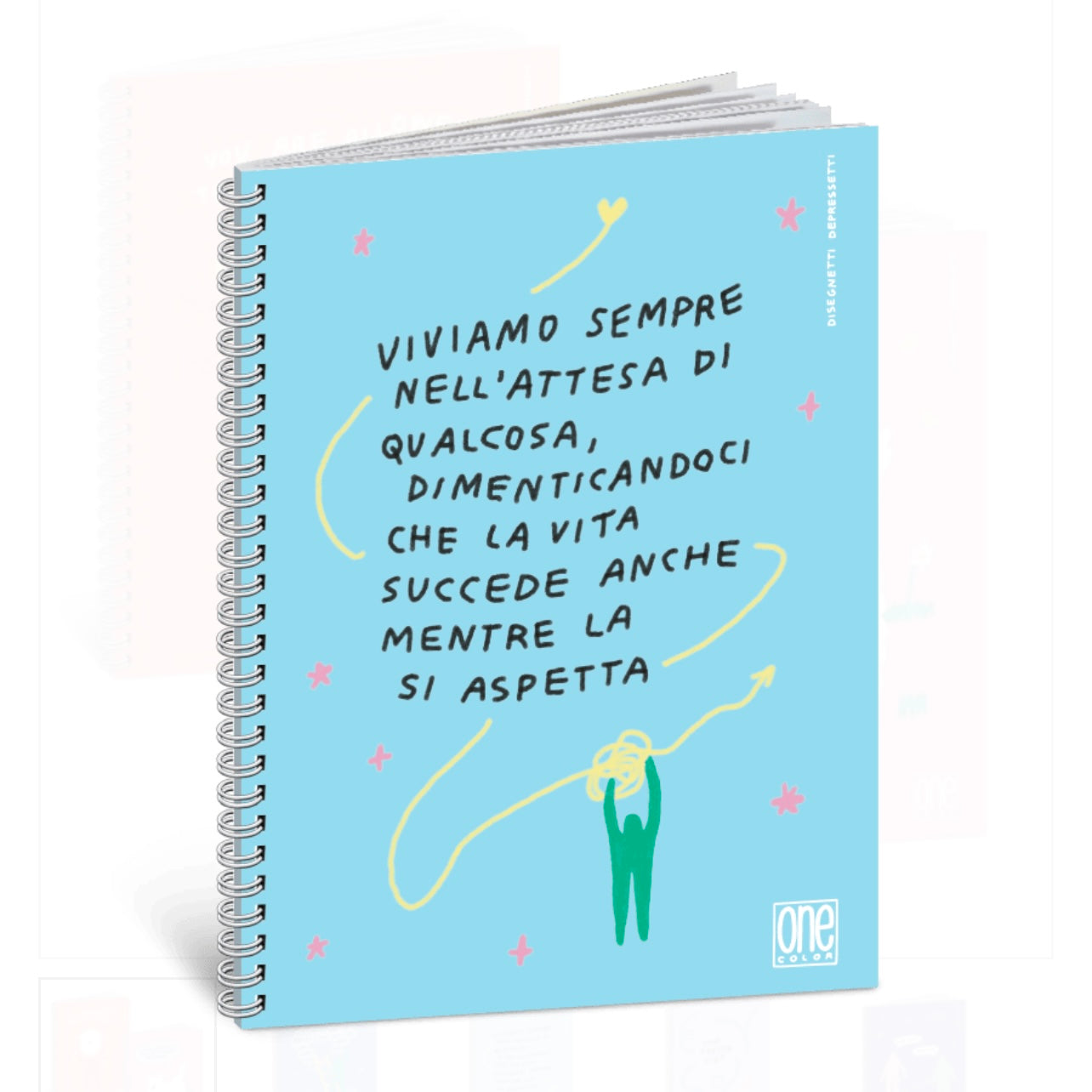 Quaderno a spirale DISEGNETTI DEPRESSETTI 2025