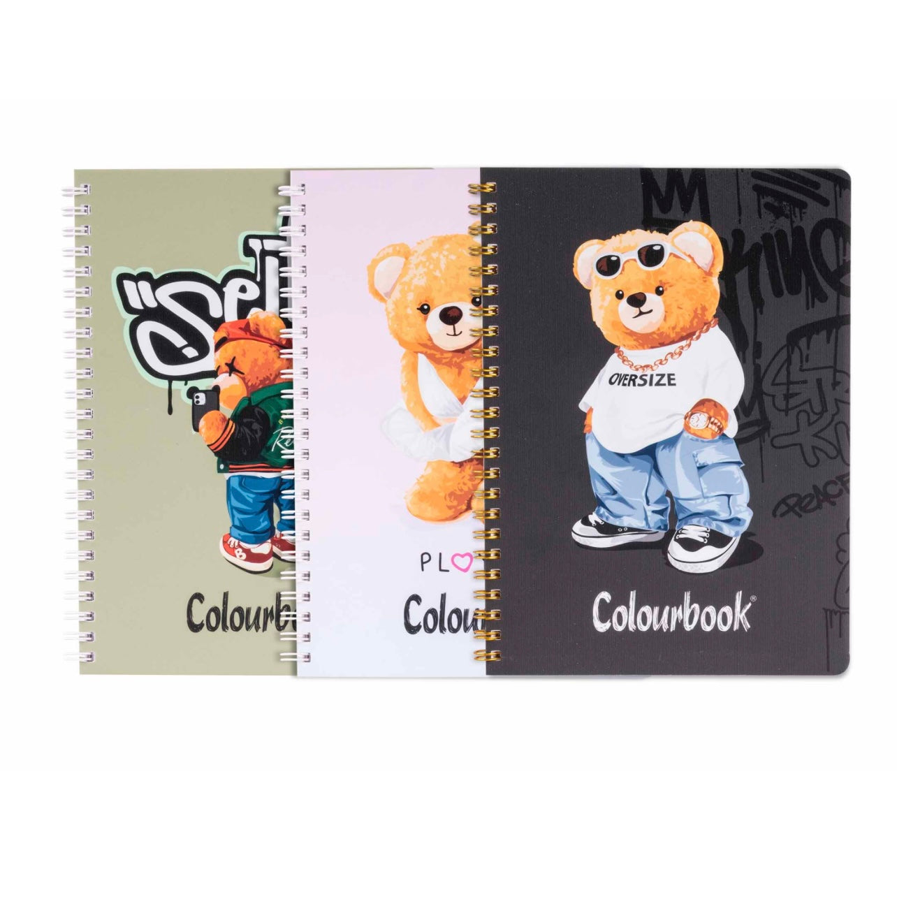 Quaderno a spirale Funny and Bears COLOURBOOK