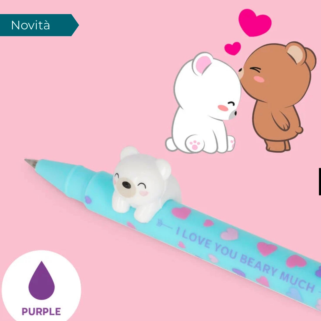 Set di 2 Penne Gel - Beary in Love LEGAMI