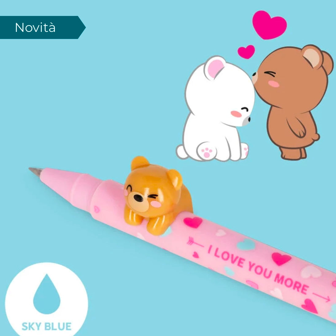 Set di 2 Penne Gel - Beary in Love LEGAMI