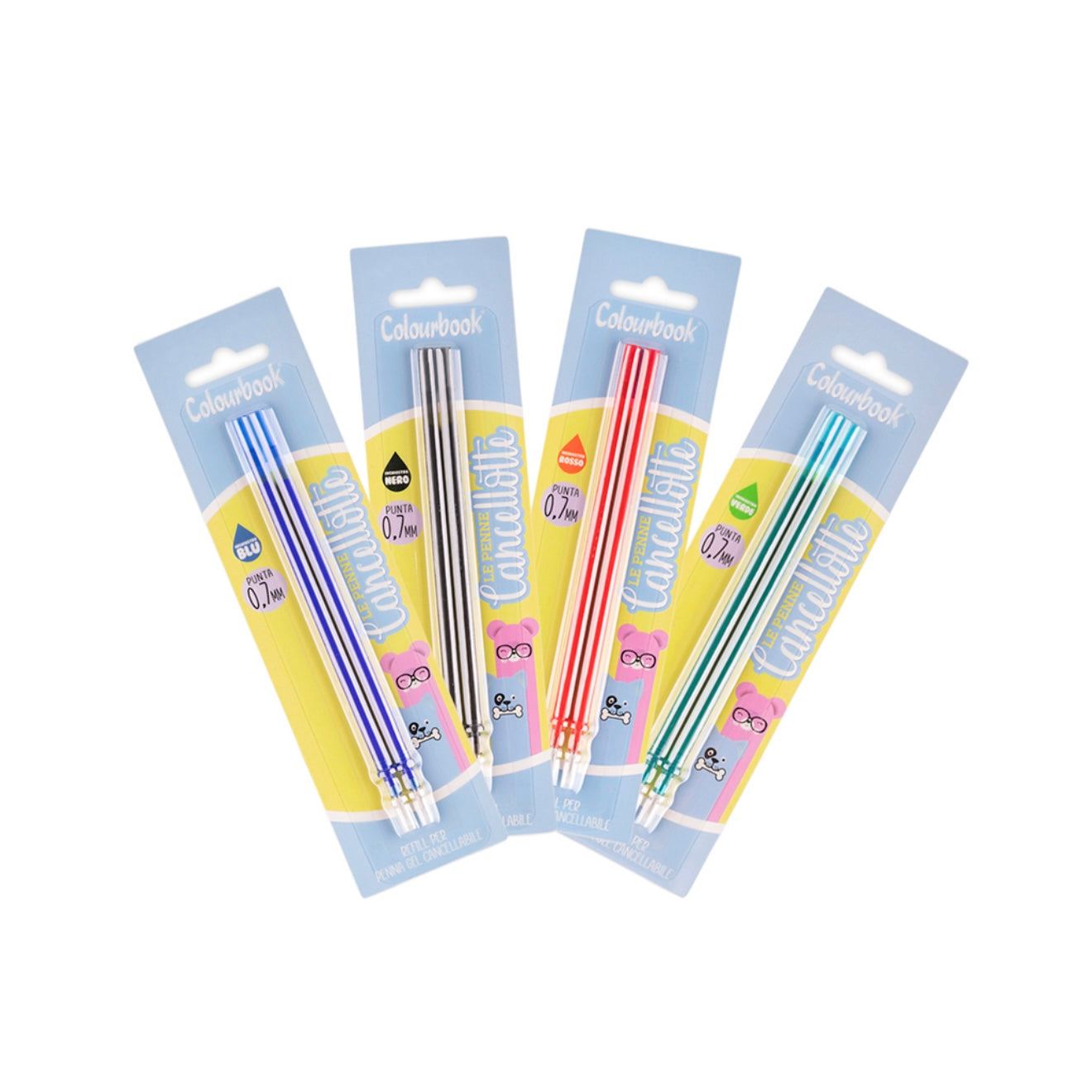 Refill penne gel cancellabili Cancellotte