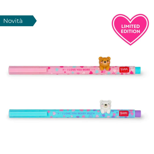 Set di 2 Penne Gel - Beary in Love LEGAMI