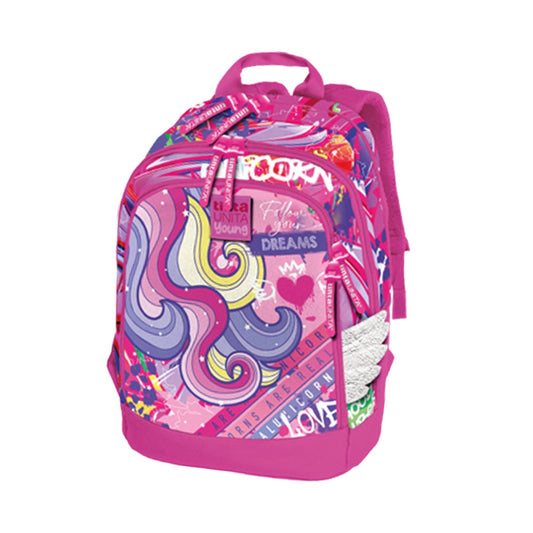 Zaino Dream Unicorno - Tinta Unita Young