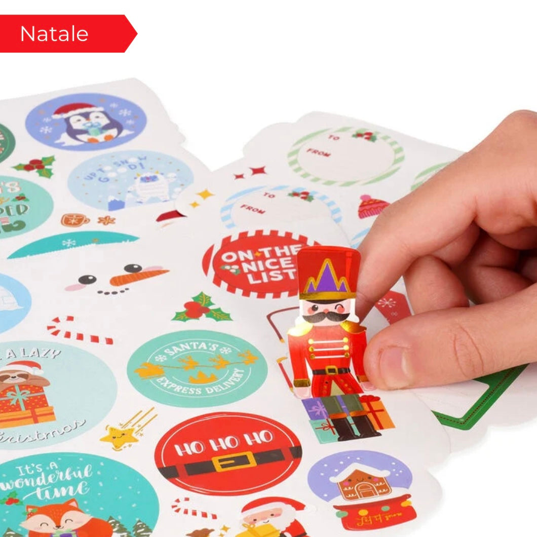 Quaderno di Adesivi Natalizi - Sticker Book LEGAMI