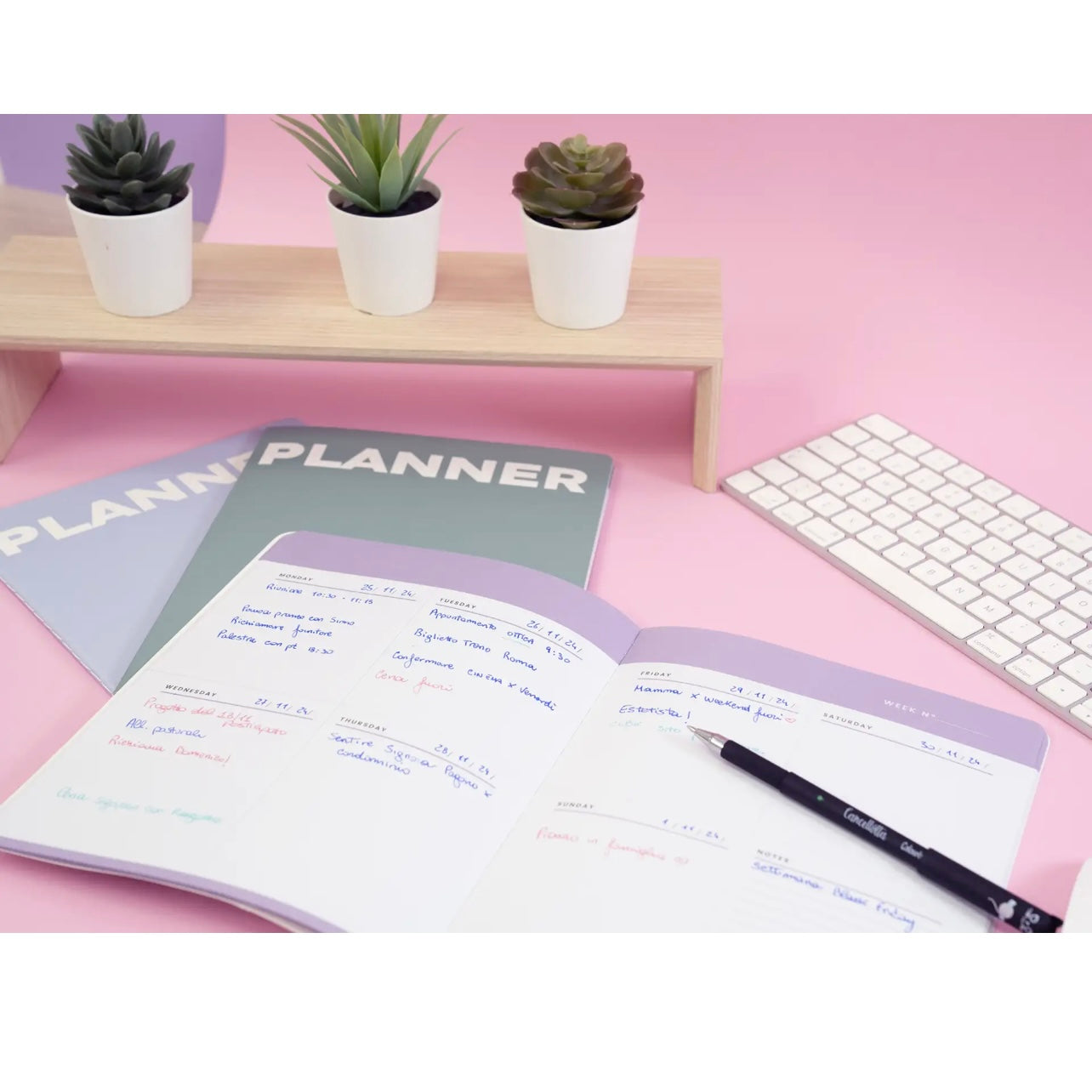 Planner settimanale 19x24cm