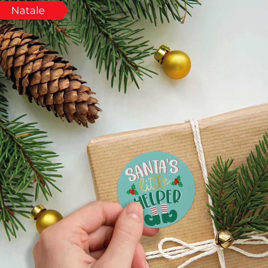 Libro Adesivi Natalizi CUPKIN Holly Jolly - Oltre 300 Adesivi + 8 Scene - Per Bambini
