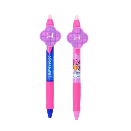 Set 2 Penne Sfera Cancellabile K-Pop Demon Hunters Blu