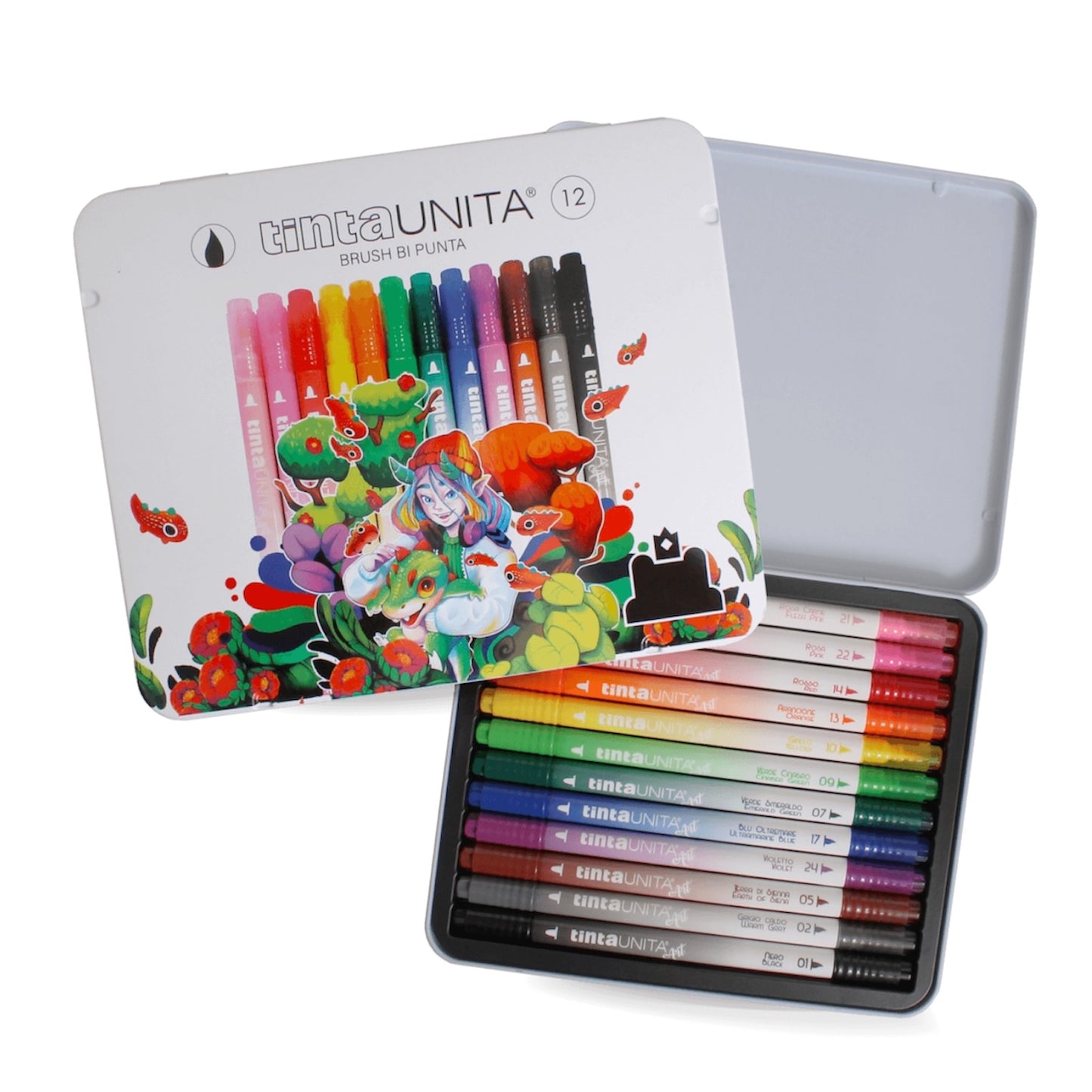 Metal Box Brush Fraffrog Special Edition - Tinta Unita