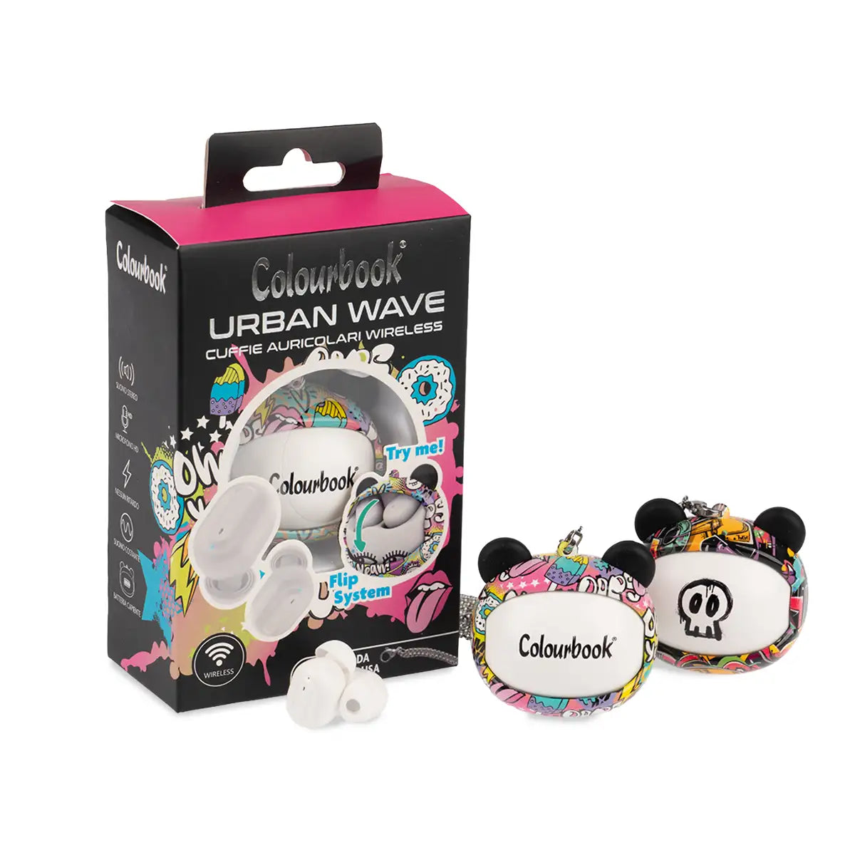 Auricolari Bluetooth 5.3 Urban Wave - Colourbook
