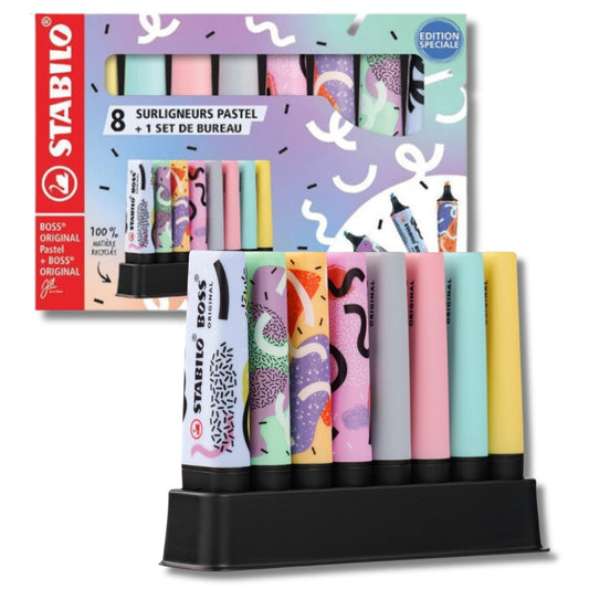 STABILO Boss Desk Set 8pz Pastel