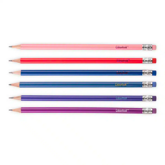Matita HB Bicolor con Gomma - Colourbook