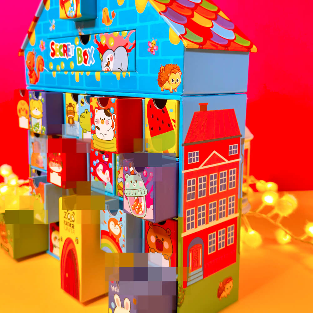 Calendario Dell’Avvento Tinta Unita Zoo