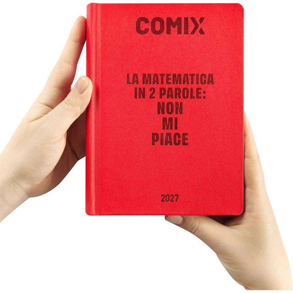 Diario 16 Mesi 2026/27 - COMIX - Giornaliero red