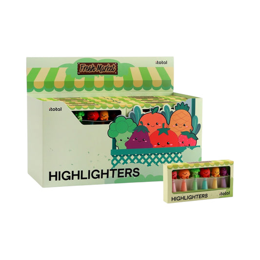 Evidenziatori Fresh Market set 6 pz - Itotal