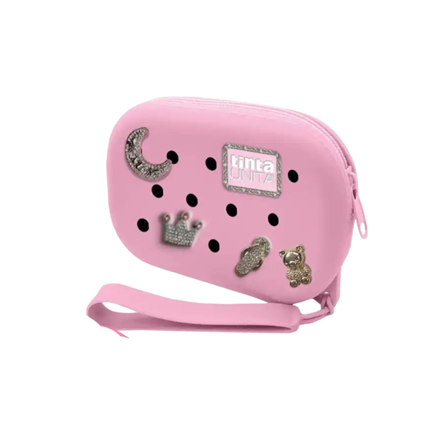Round Pouch in Silicone - Tinta Unita Click