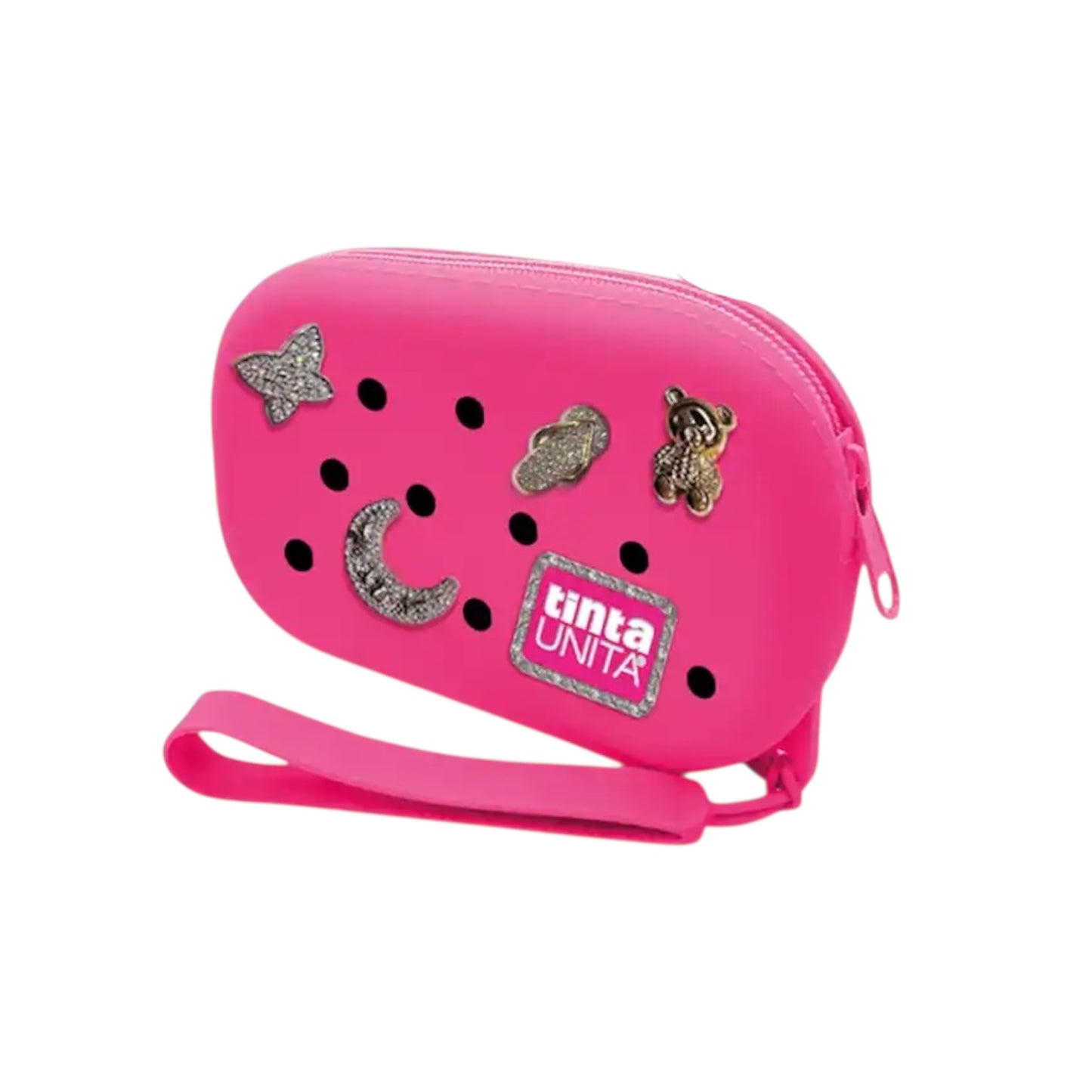 Round Pouch in Silicone - Tinta Unita Click