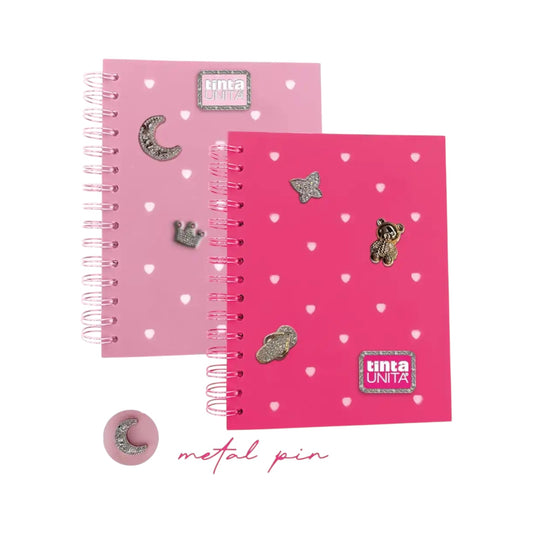 Notebook Spiralato A5 Fogli Bianchi - Tinta Unita Click