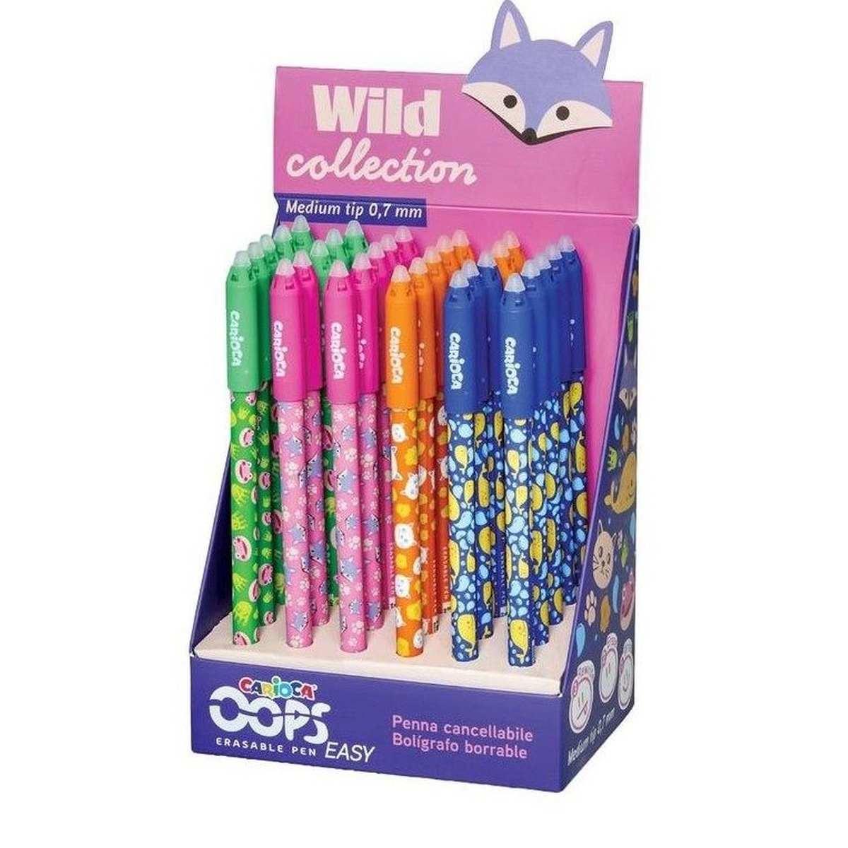 Penna Cancellabile Oops Easy Wild Collection - Carioca