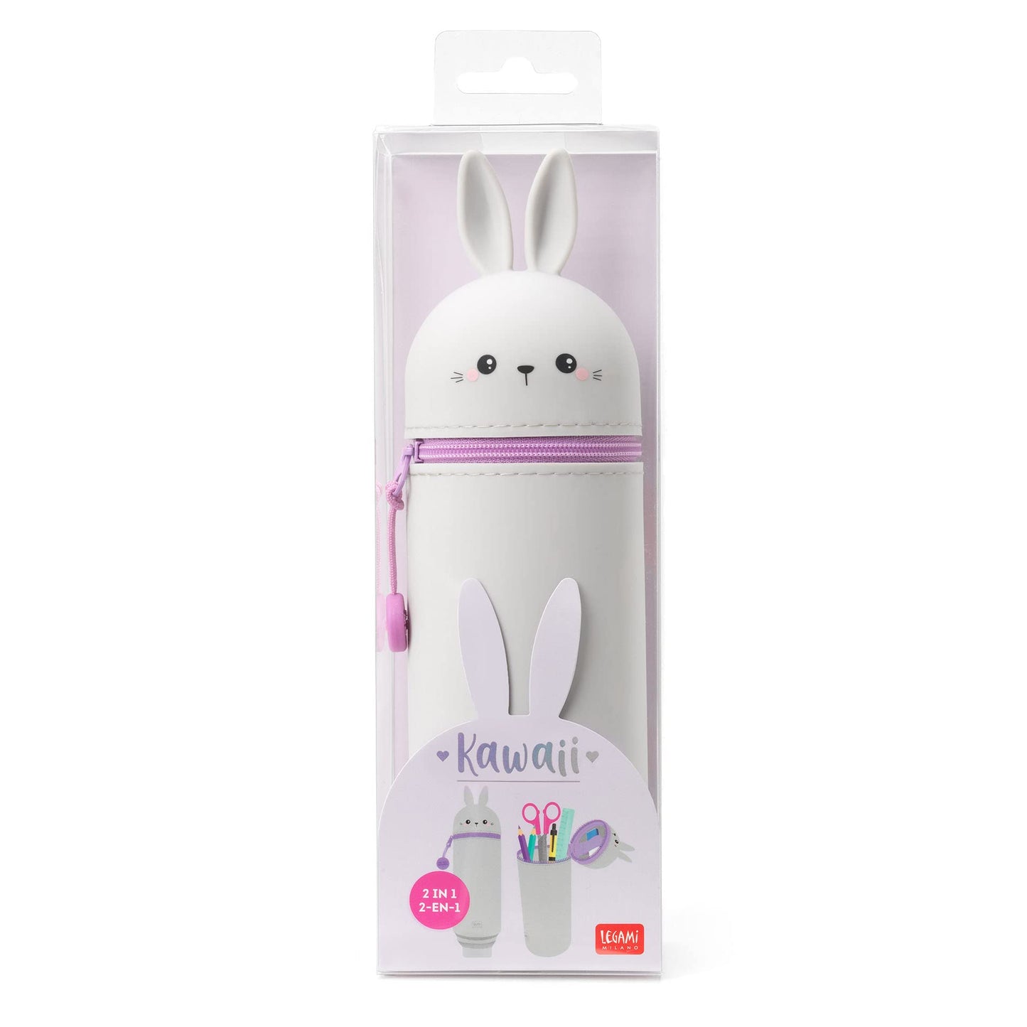 Astuccio 2 in 1 in morbido silicone - Kawaii LEGAMI