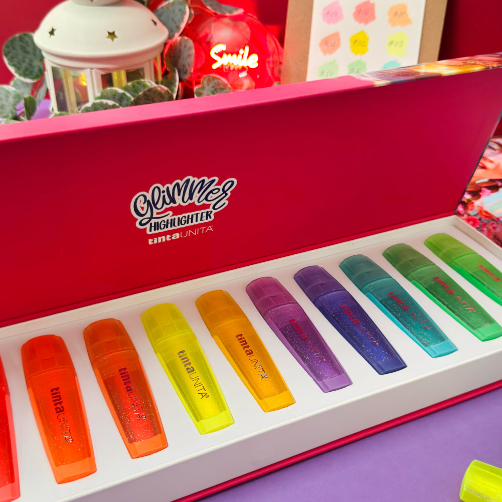 Box Evidenziatori Glimmer - Tinta Unita
