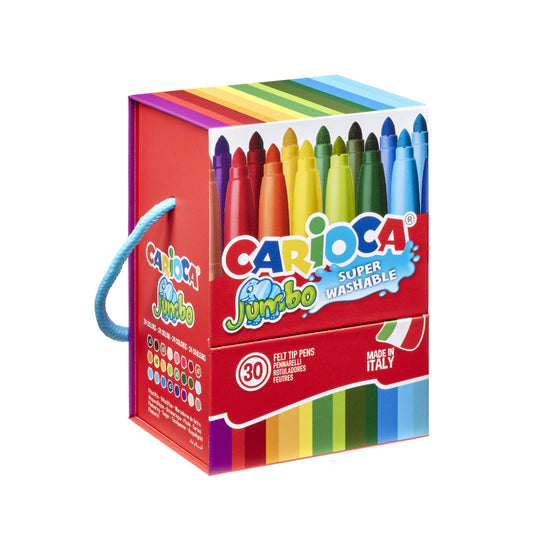 Scatola Rigida Pennarelli Punta Maxi Jumbo - Carioca