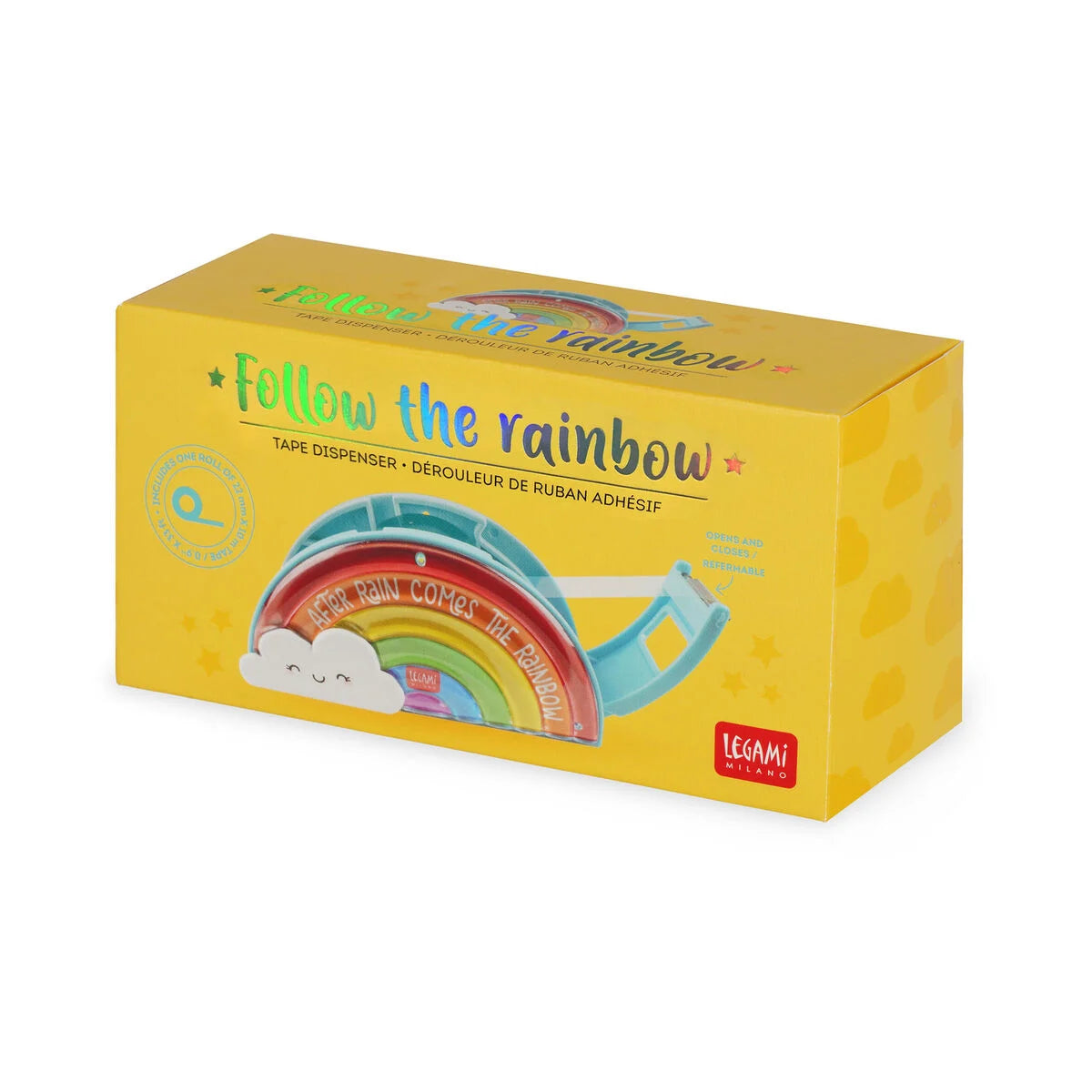 Dispenser per Nastro Adesivo - Follow The Rainbow