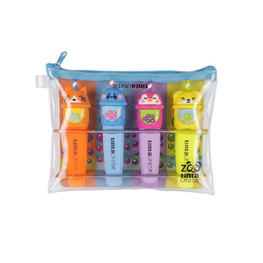 Set 4 Evidenziatori - Tinta Unita Bubble Tea