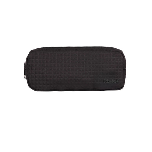Astuccio 2 Zip Black Velvet - Colourbook
