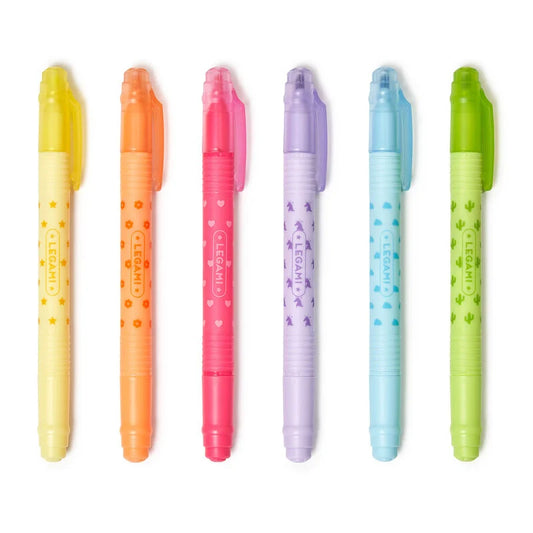 Set di 6 Evidenziatori Cancellabili - Magic Highlighters LEGAMI
